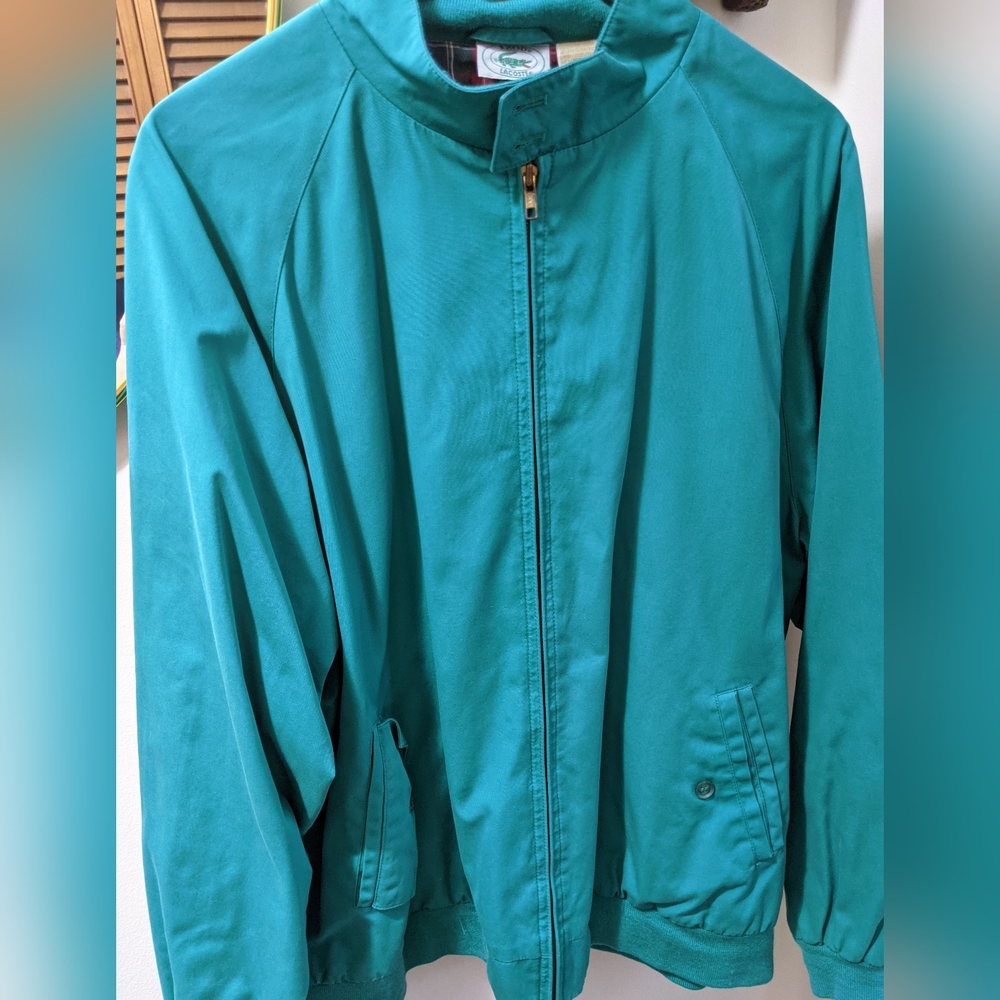 Lacoste Green Bomber Jacket Unisex